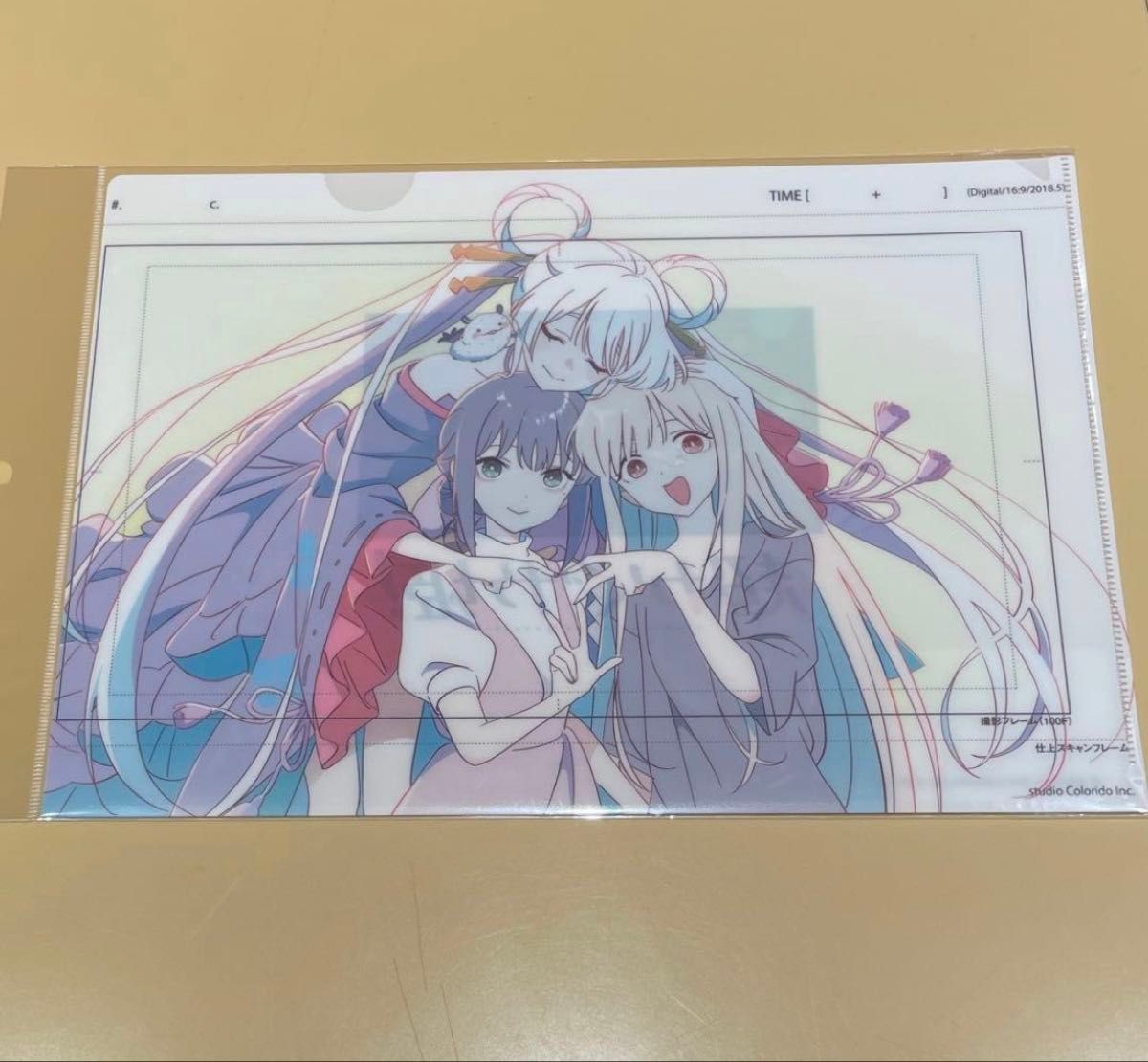 超かぐや姫 ラフ原画 クリアファイル アクリルパネル セット｜Yahoo