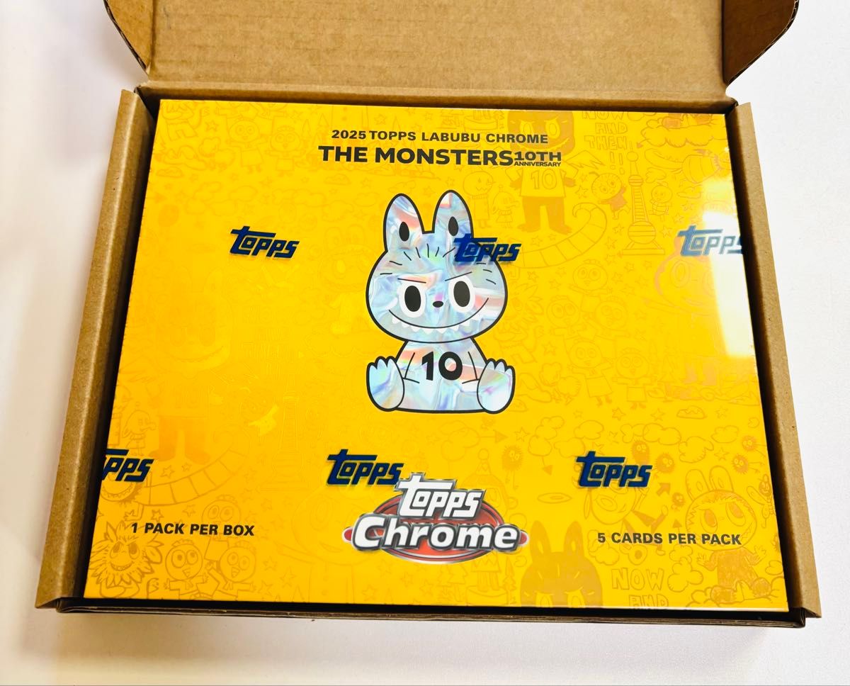 Topps Chrome 10周年記念LABUBUボックス 1BOX｜Yahoo!フリマ（旧