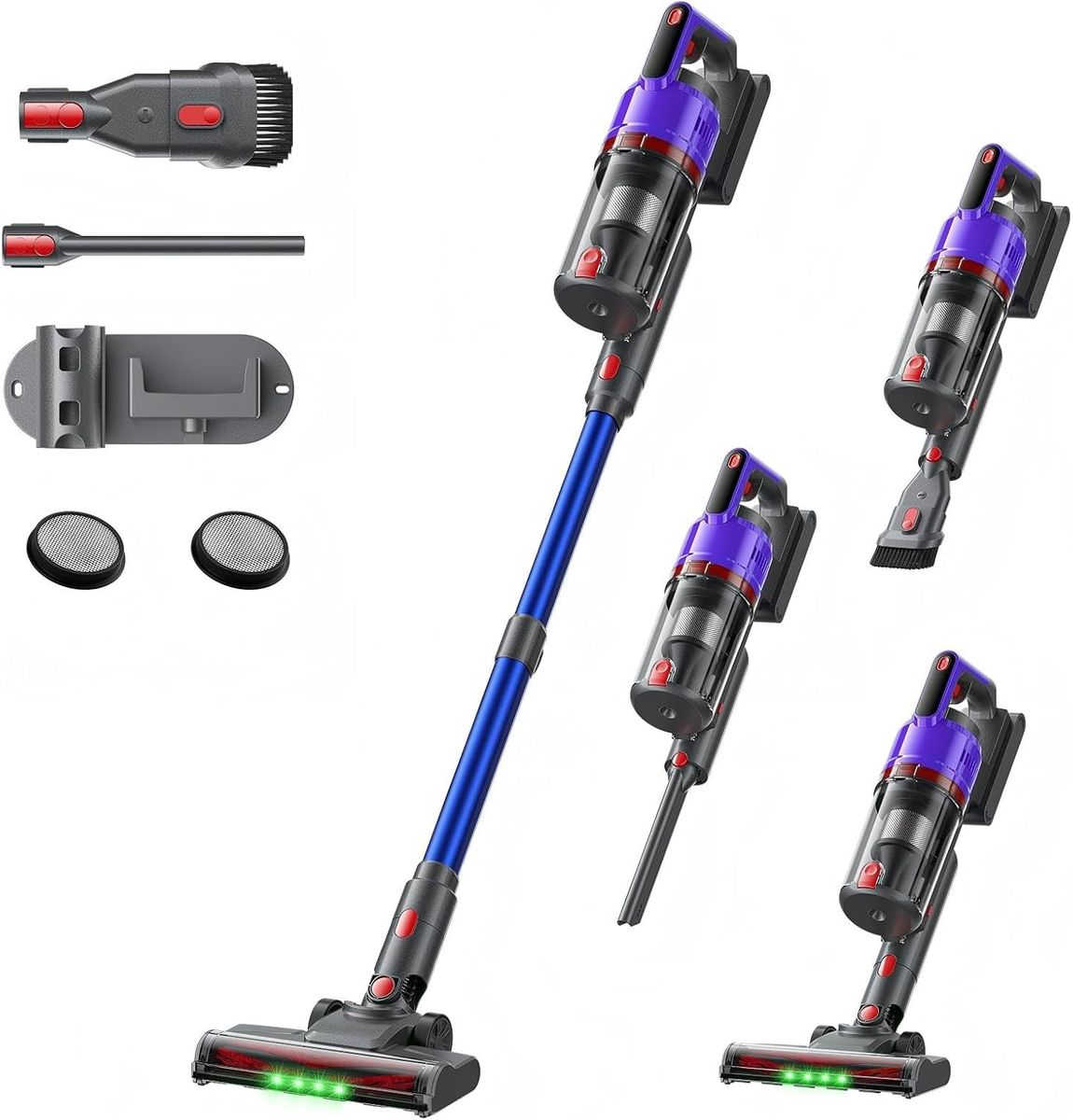 新品 2026年最新型 75kPa強力吸引 55分連続 スティッククリーナー 掃除