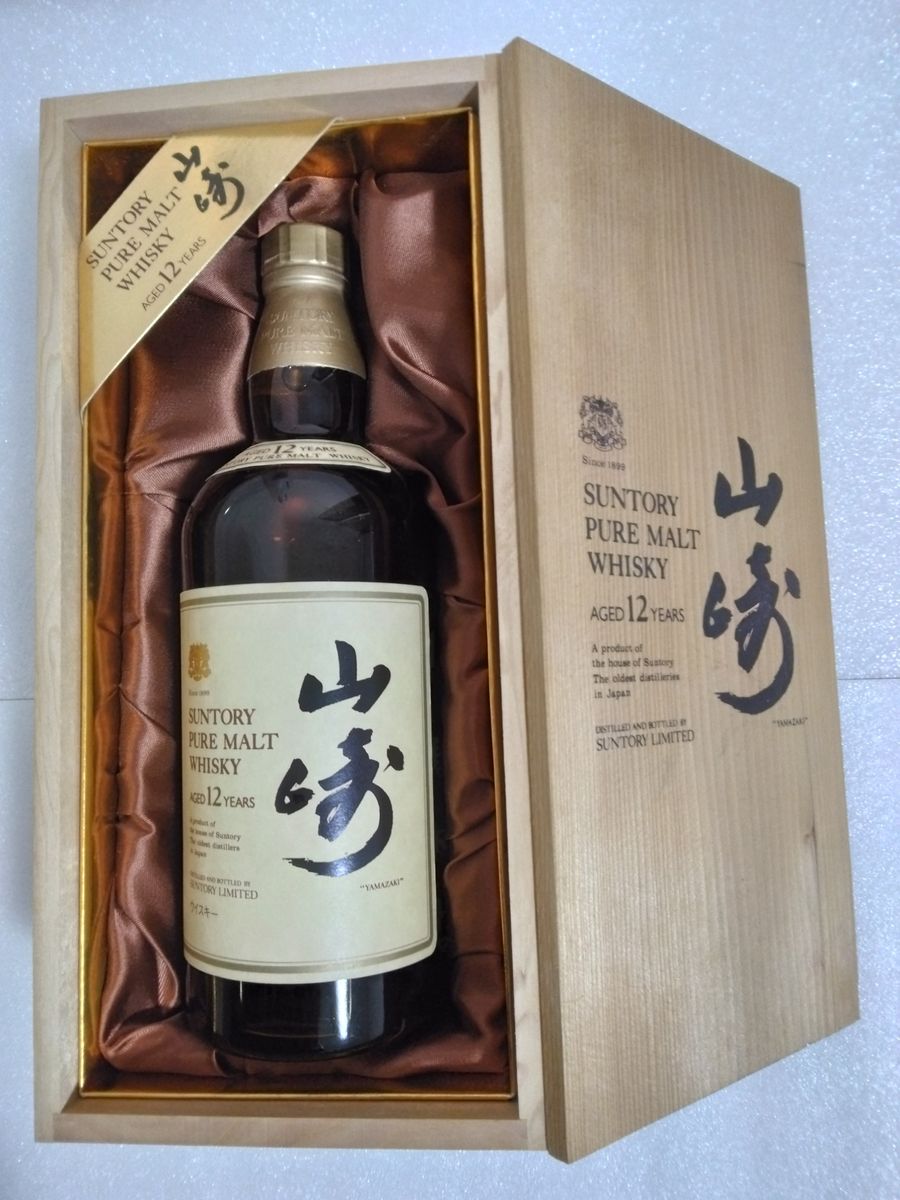 サントリー 山崎ピュアモルト12年 金獅子ラベル750ml 木箱｜Yahoo