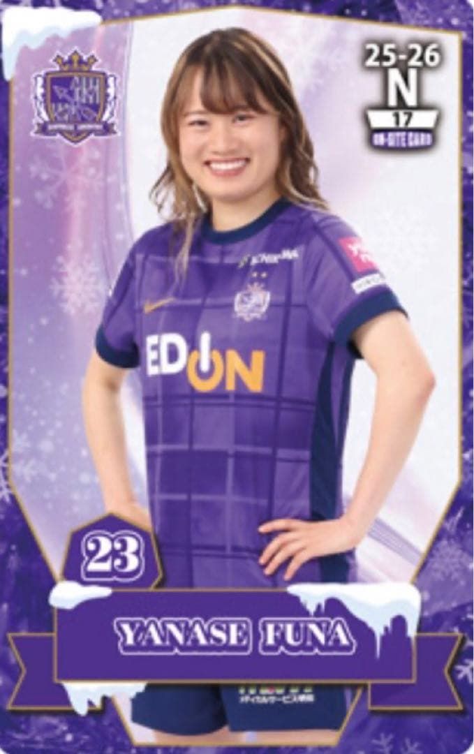 25-26 サンフレッチェ広島レジーナ オンサイトカード Nカード N04 背