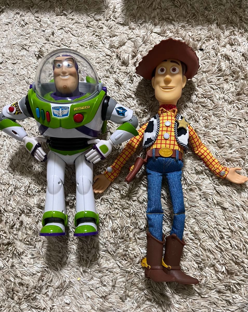 箱付き 初代バズライトイヤー 英語バージョン 清掃 電池交換済 DISNEY