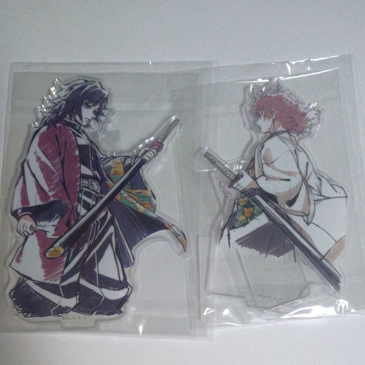 鬼滅の刃 WEB SHOP くじ冨岡義勇 錆兎 A賞 屏風 鬼滅