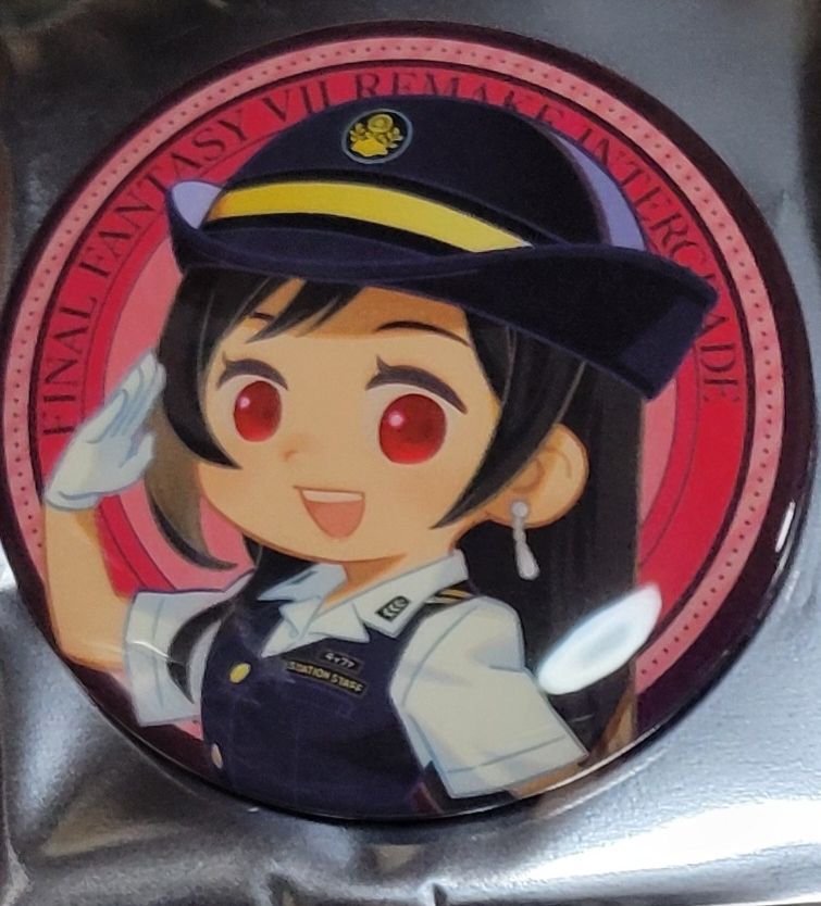 ファイナルファンタジー7 JR東海 レッドXIII 缶バッジ FF7 FINAL