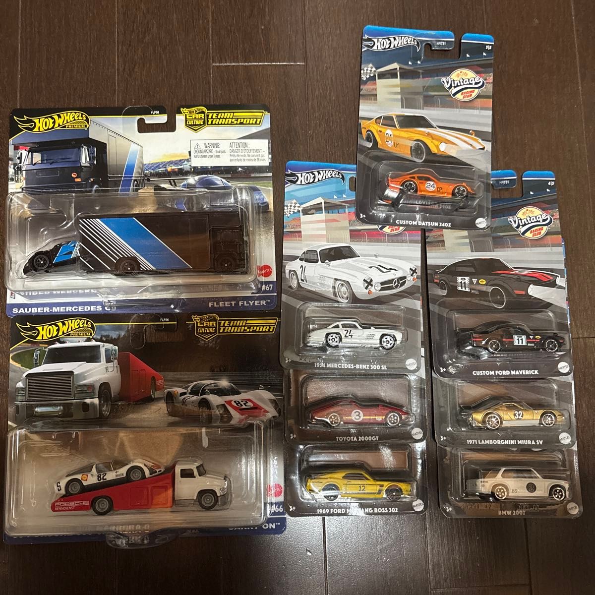 2台】Hot Wheels Team Transport Ferrari ホットウィール トランス