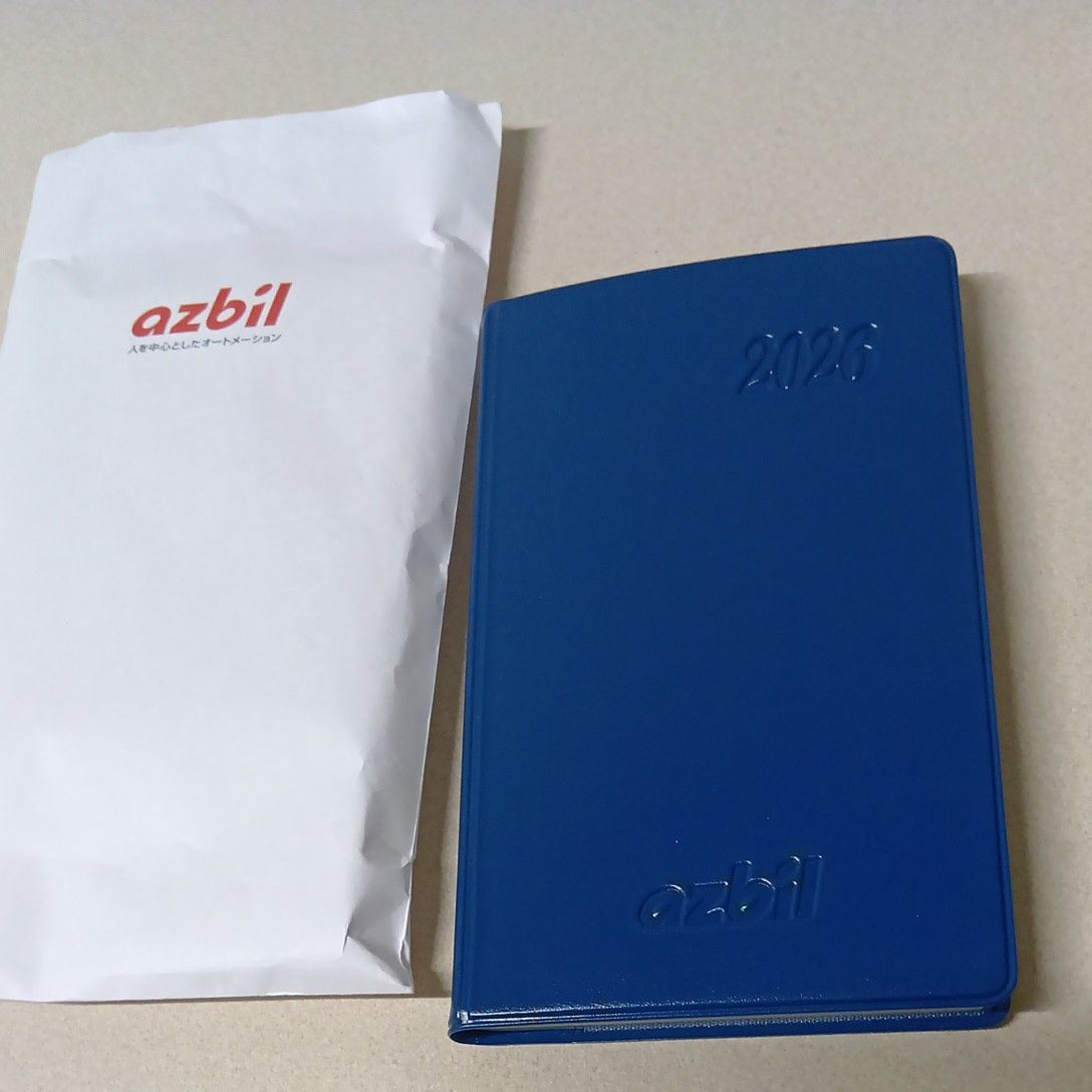 azbil 2026年 手帳 アズビル ブルーダイアリー｜Yahoo!フリマ（旧
