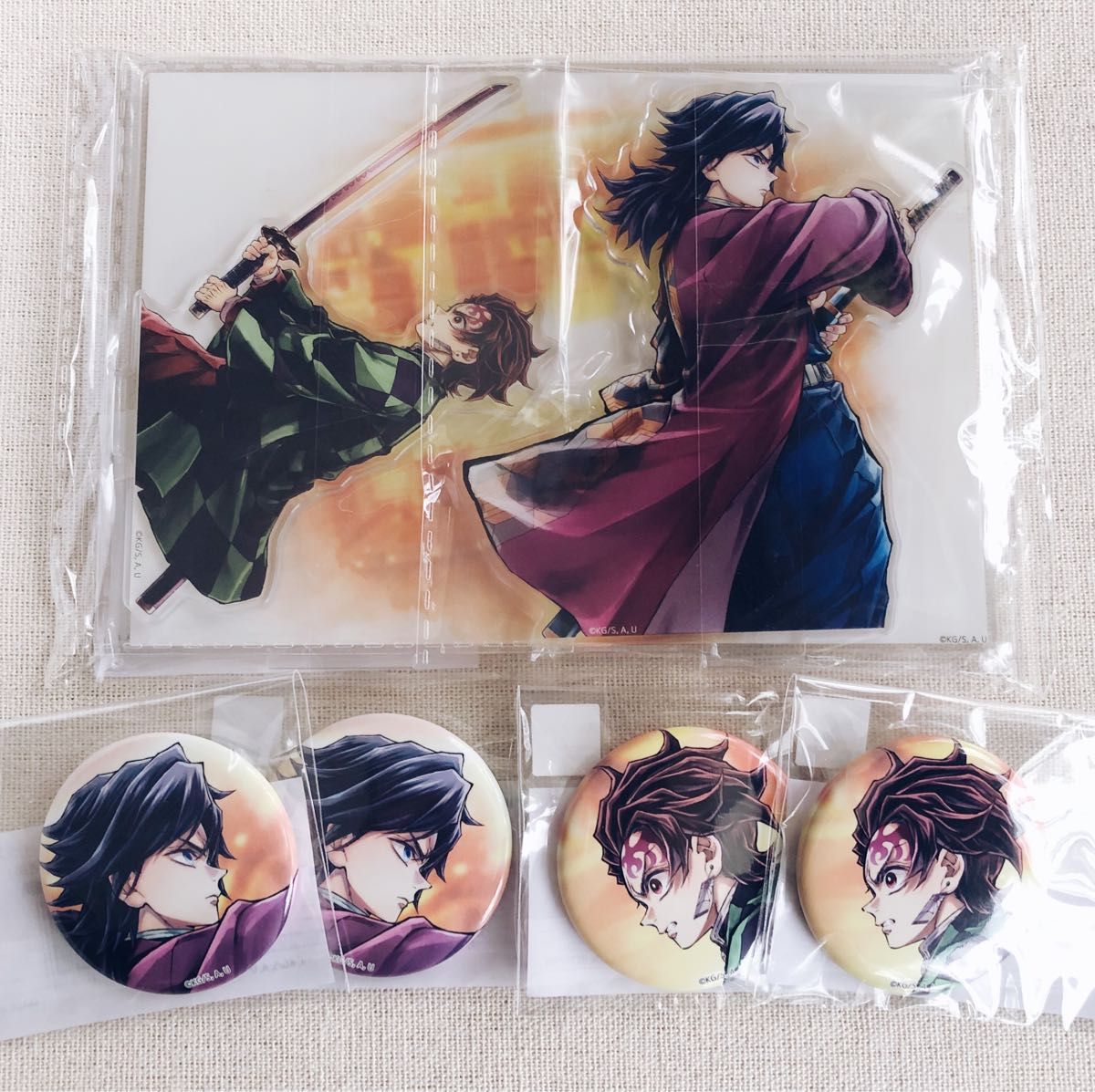 2点セット】鬼滅の刃 2026年 午年 アクリルスタンド 冨岡義勇 竈門炭