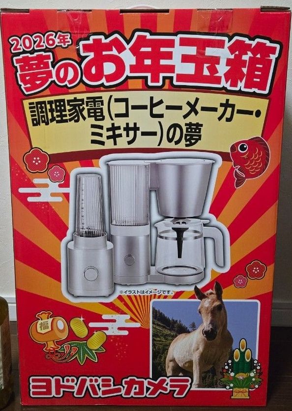 ヨドバシカメラ お年玉箱 2026年 調理家電(加熱調理機器)の夢 福袋