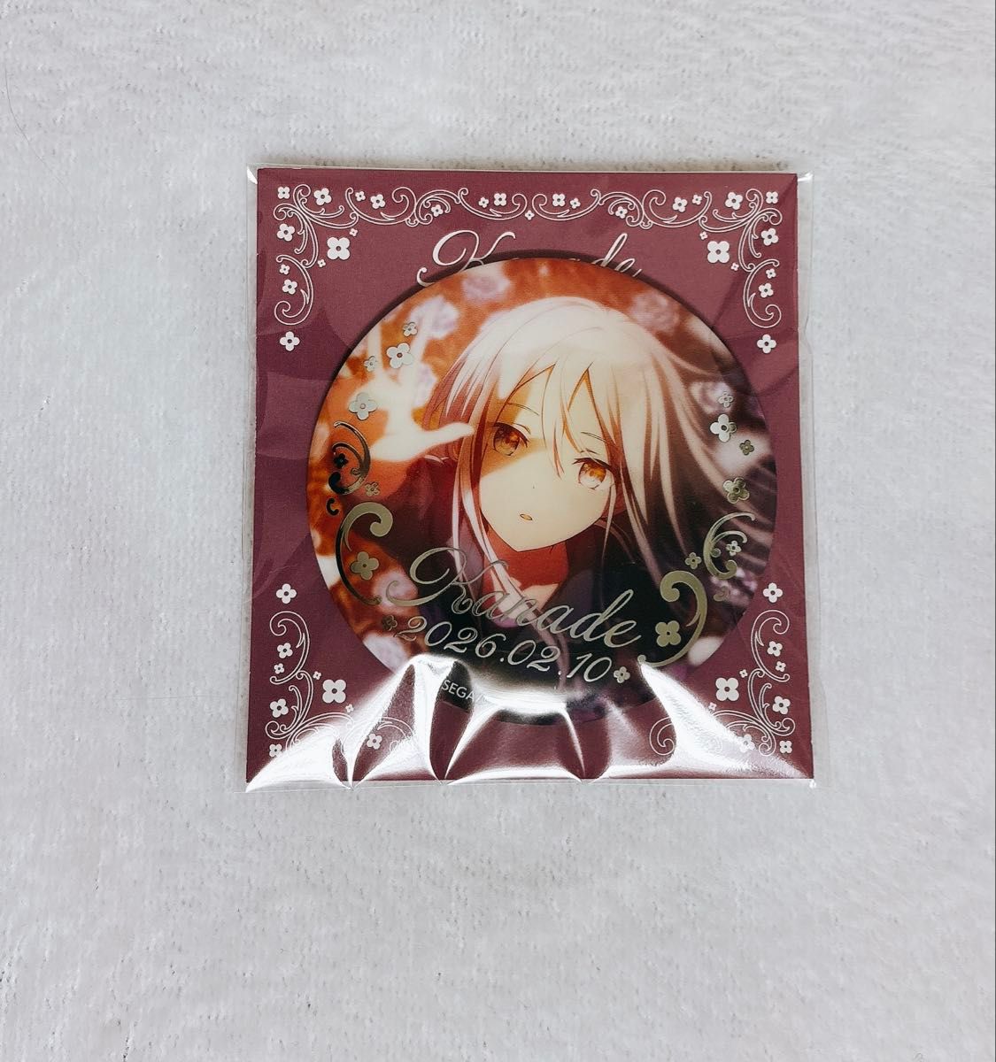 プロセカ 宵崎奏 奏 はぴこれ アクリル色紙 缶バッジ はぴこれくじ 箔