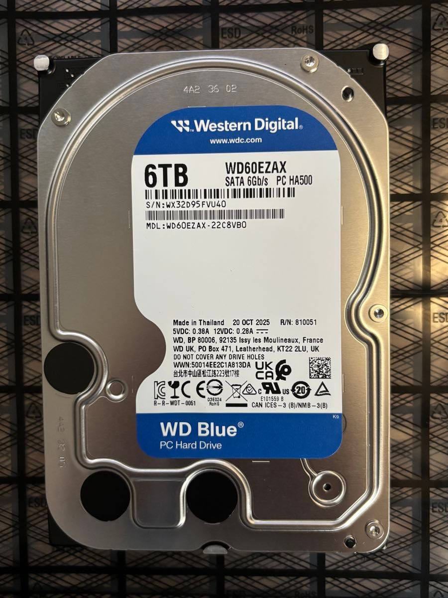 Western Digital WD60EZAX ［WD Blue 6TB］ WD Blue 内蔵型