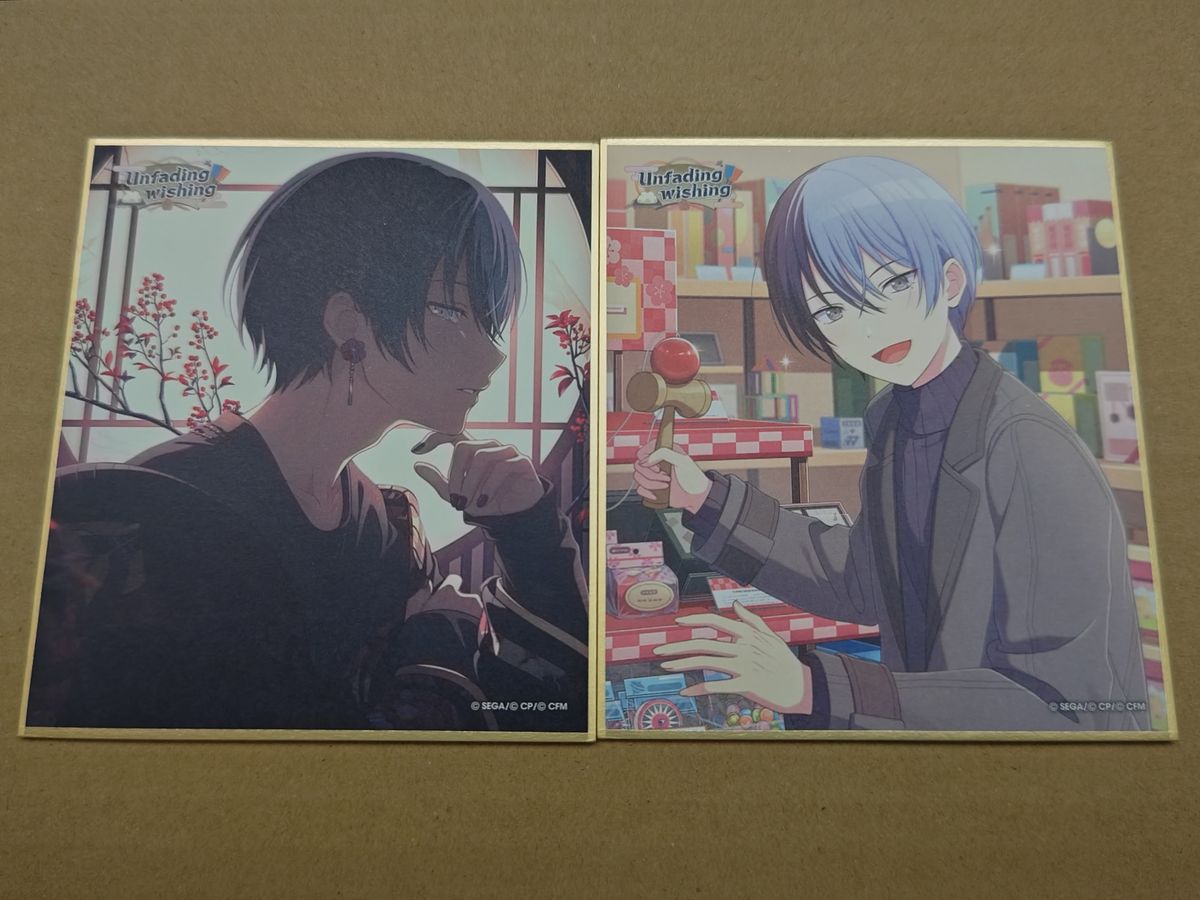 プロセカ 青柳冬弥 色紙 44c blender 特訓後 ミニ色紙コレクション