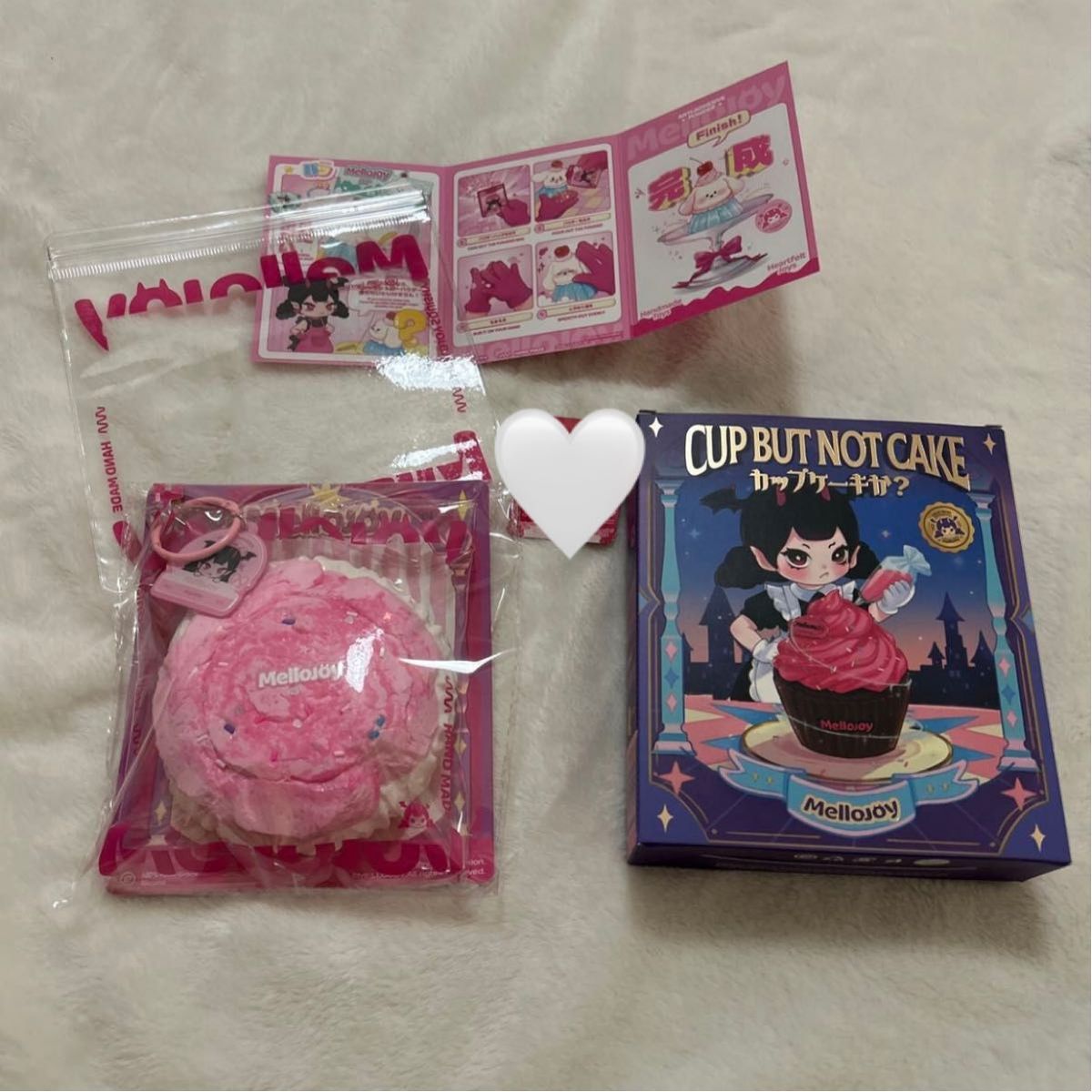 メロジョイ Mellojoy スクイーズ カップケーキか いちごミルクフォーム