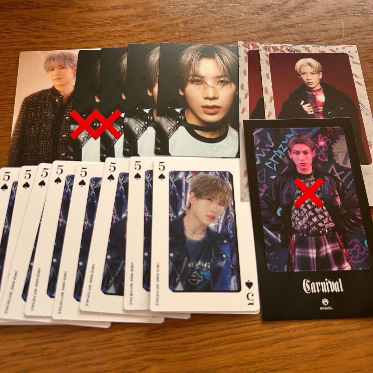 MAZZEL まぜべや NAOYA ナオヤ フォトカード ステッカー トレカ セット