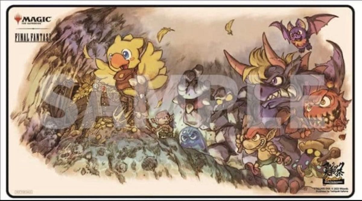 MTG マジック大戦祭 プレイマット 宝物 手掛かり2個セット チョコボ