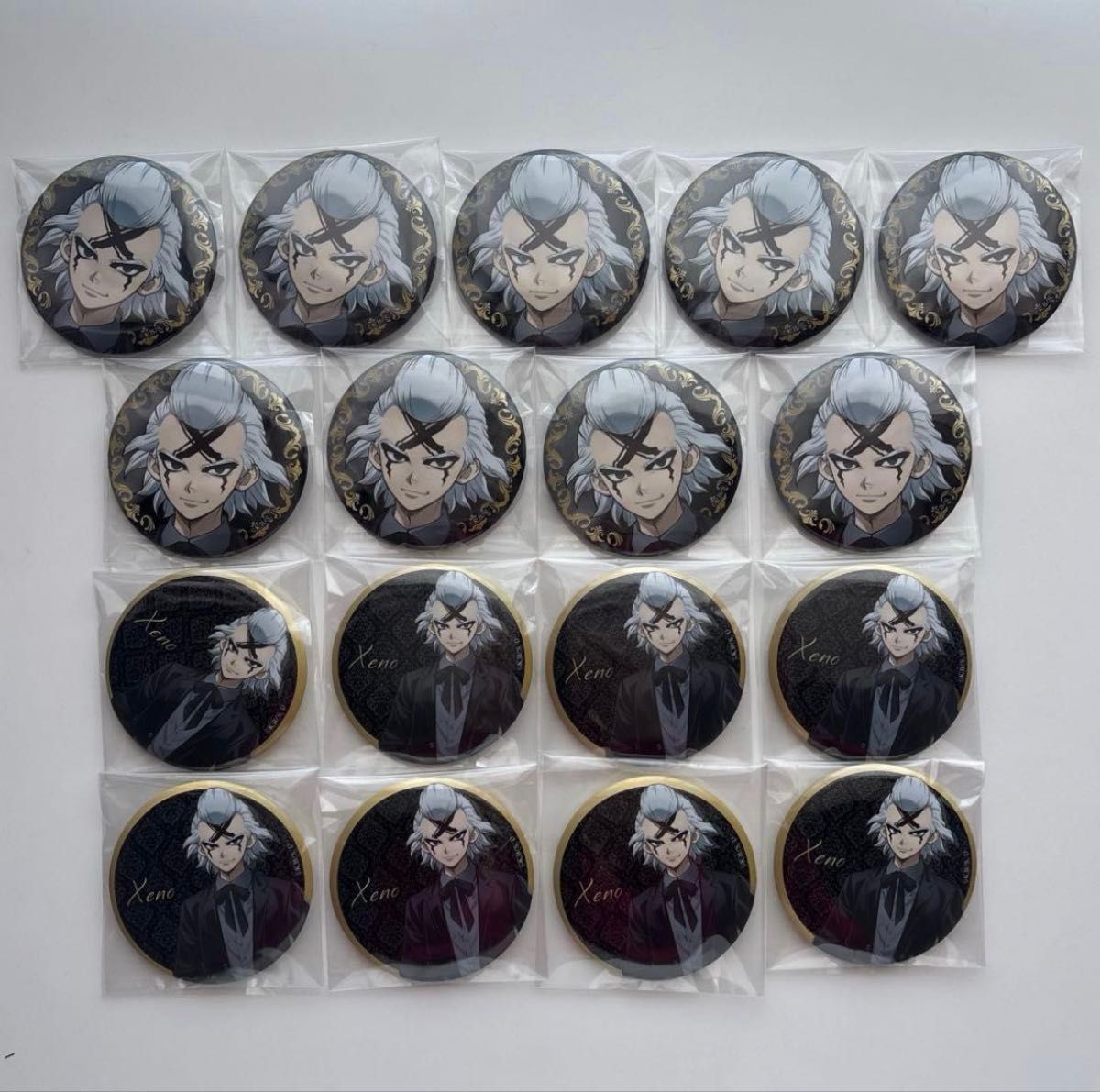 Dr STONE THEキャラ ブラックスーツ 缶バッジ 石神千空 Dr STONE 千空