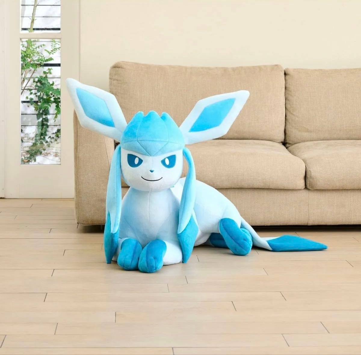 限定 超特大 ぬいぐるみ 等身大ブラッキー 寝そべりぬいぐるみ