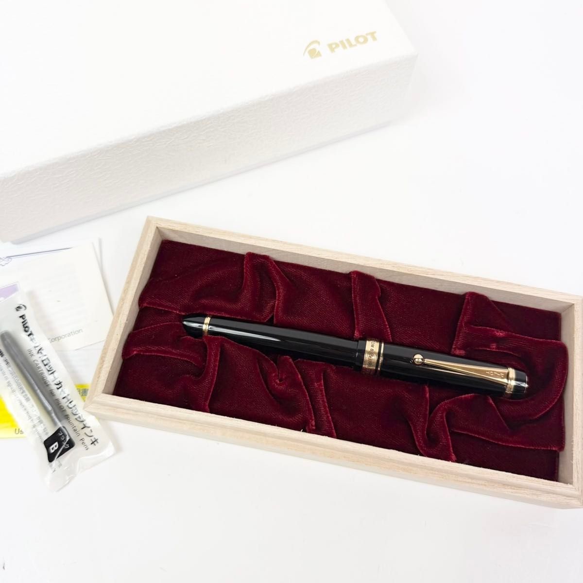 PILOT LEGNO 89s ブラック （黒）万年筆 美品 廃盤 レア 中字M｜Yahoo
