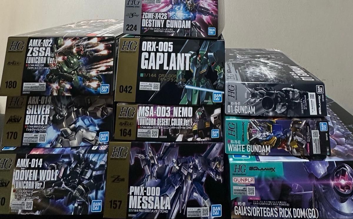 ガンプラまとめ売り HG 新品未開封 01ガンダム ズサ(UC)等｜Yahoo