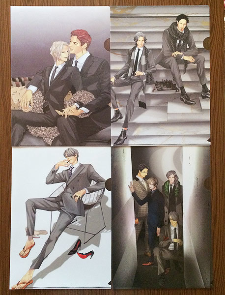 丹下道『恋するインテリジェンス』クリアファイル10枚セット 2025年