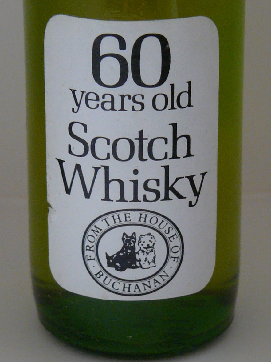 ミニチュアボトル】BUCHANAN（ブキャナン） 60年 【ウイスキー特級