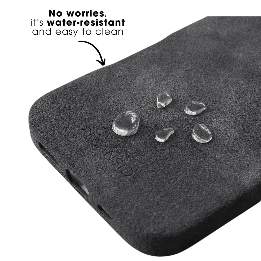 Alcanside | iPhone 16 Pro Max Alcantara Case | Space Grey – AutoTopNL