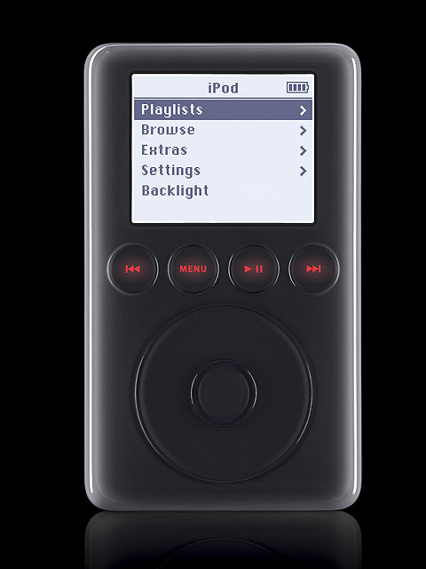 アップル、第3世代iPod 10GB/15GB/30GBを発表