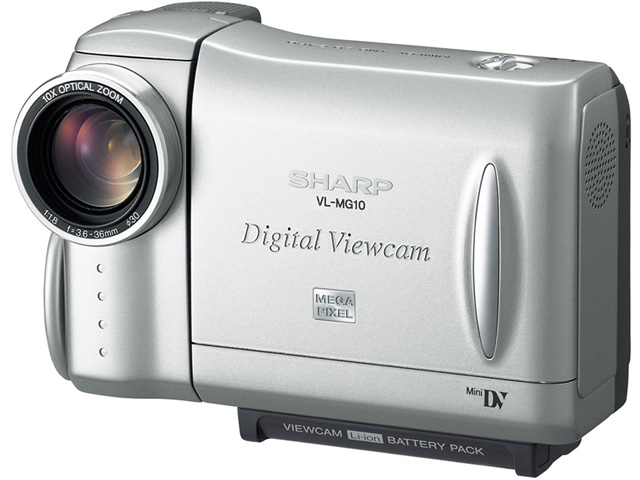 シャープ、ビューカムスタイル初のメガピクセルDVカメラ