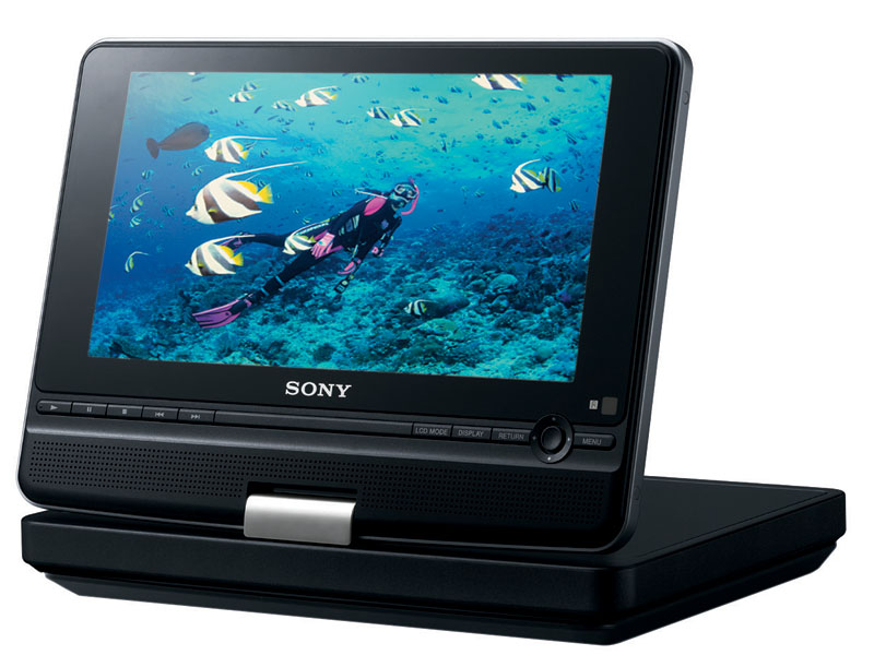 ソニー、実売35,000円の8V型液晶搭載DVDプレーヤー