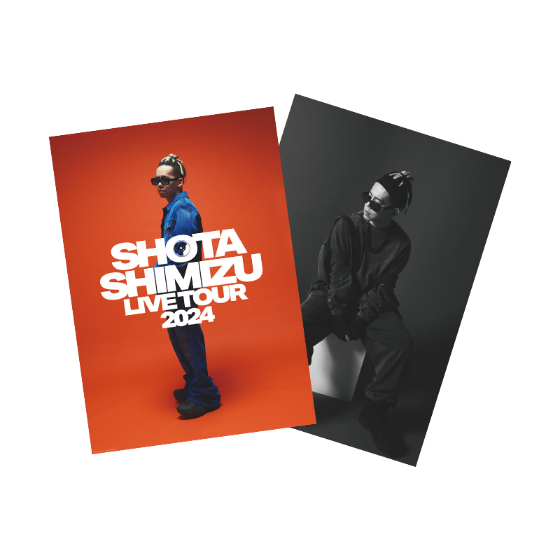 ゲルぴよ presents SHOTA SHIMIZU LIVE TOUR 2024」ポスター（2種類1