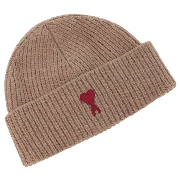 アミパリス 帽子 ビーニー ベージュ レディース AMI PARIS UHA116018