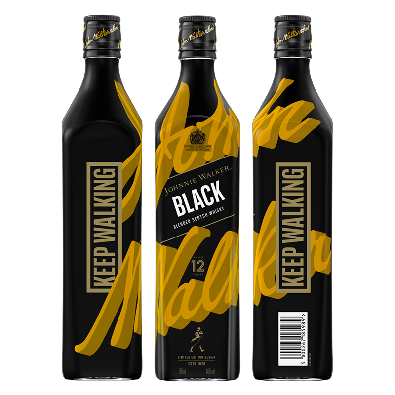 ◇注目! ジョニーウォーカー ブラック 12年 4本セット ウイスキー AC