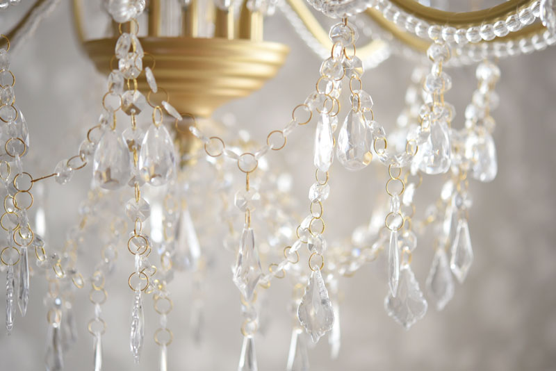 LED簡単取付 シャンデリア 12灯GD / アンティーク＆ROCOCO