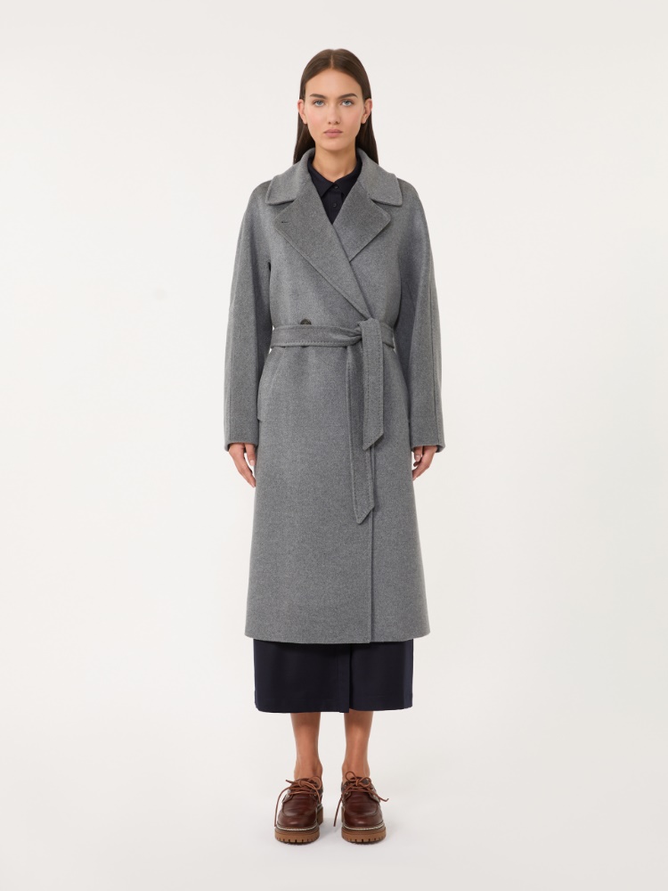 ピュアルセシン ハンドメイド風ウール チェスターコート グレー 11/29