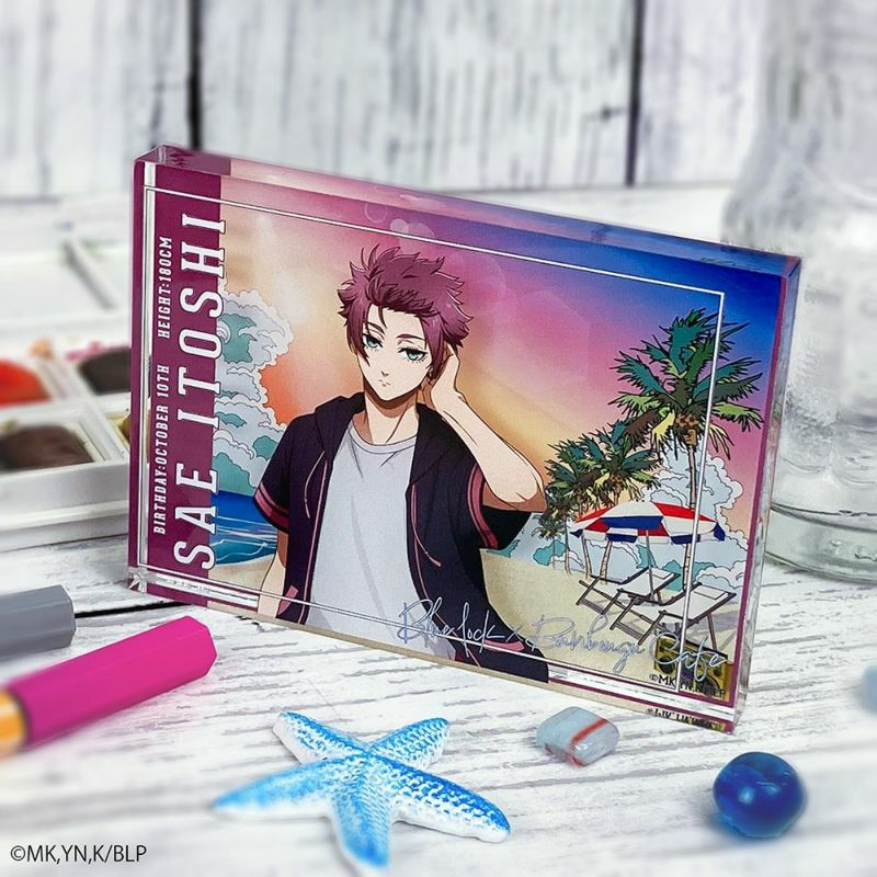 ブルーロック×文房具カフェ ワッペンモチーフ 缶バッジ 糸師冴