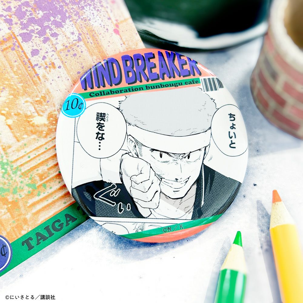 WIND BREAKER 海外コミックモチーフ 缶バッジ 柘浦 大河 | 文房具