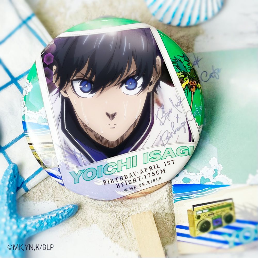 ブルーロック 七星虹郎 プリンセスカフェ あたりつき缶バッジ あたりツキ