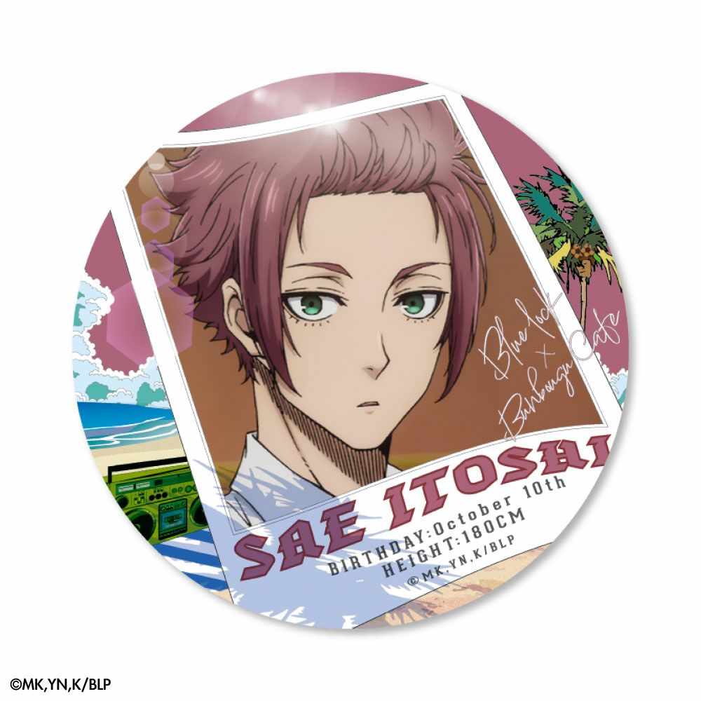 ブルーロック プリンセスカフェ あたり付き缶バッジ 糸師凛 ブルー