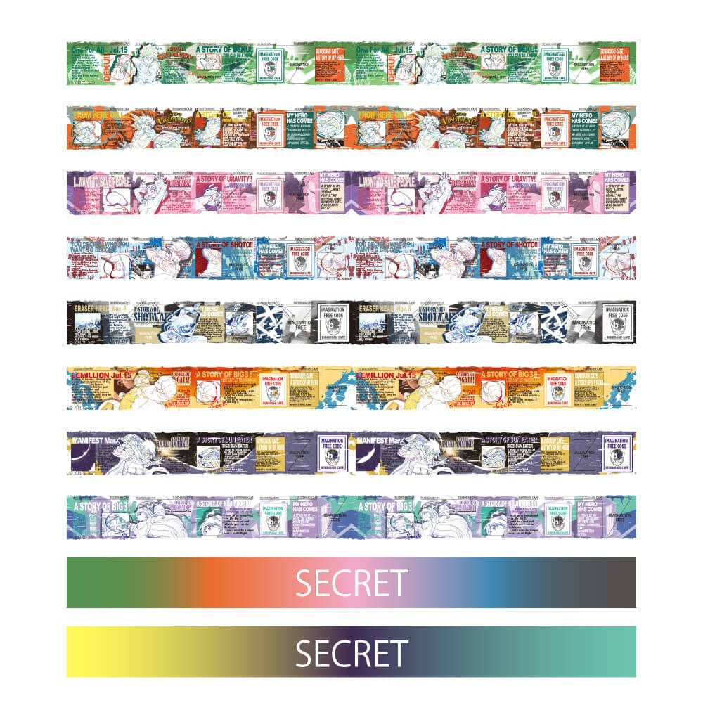 僕のヒーローアカデミア アニメーション展マスキングテープフィルム