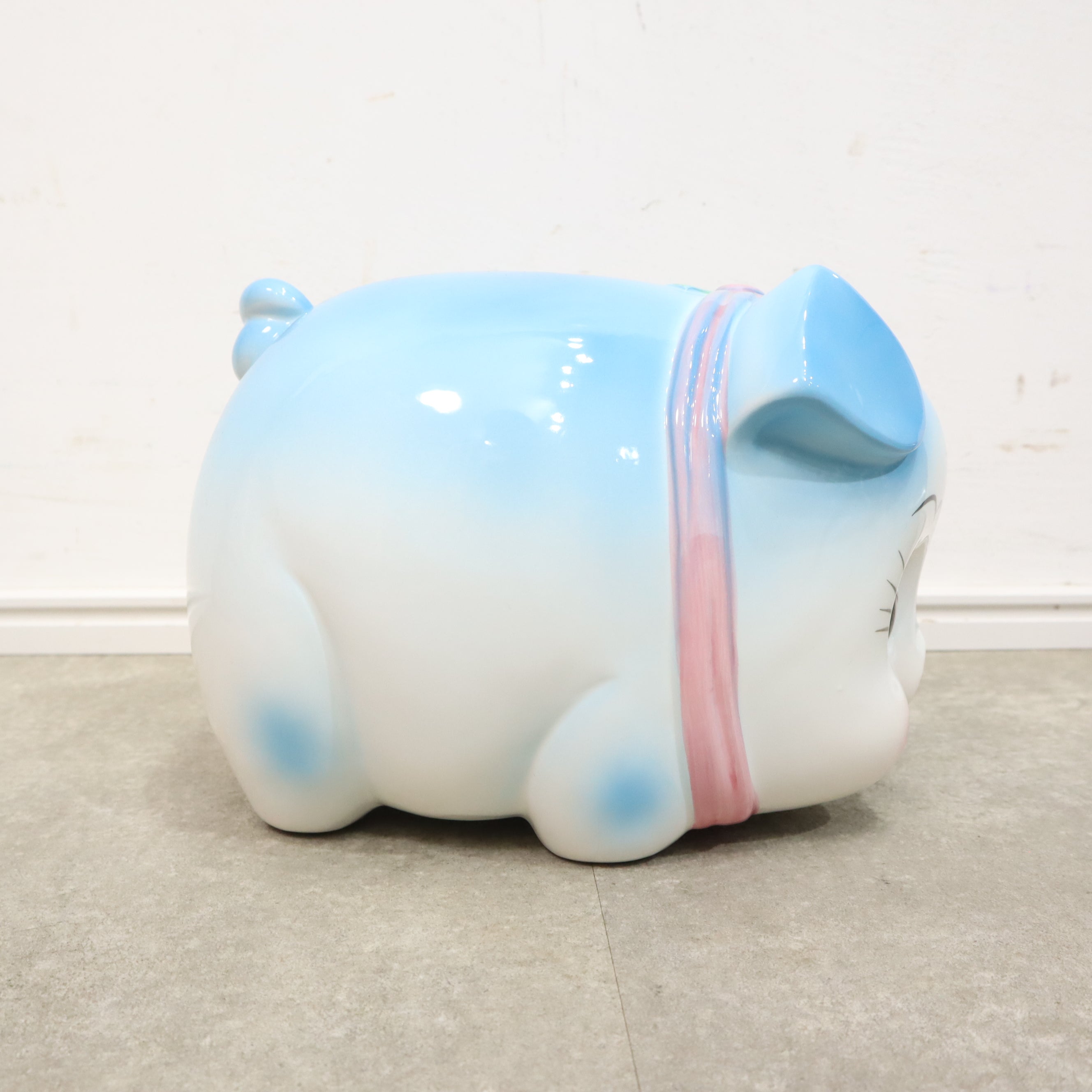 水色のブタさん貯金箱 – バナルオンラインショップ（BANUL）の通販なら