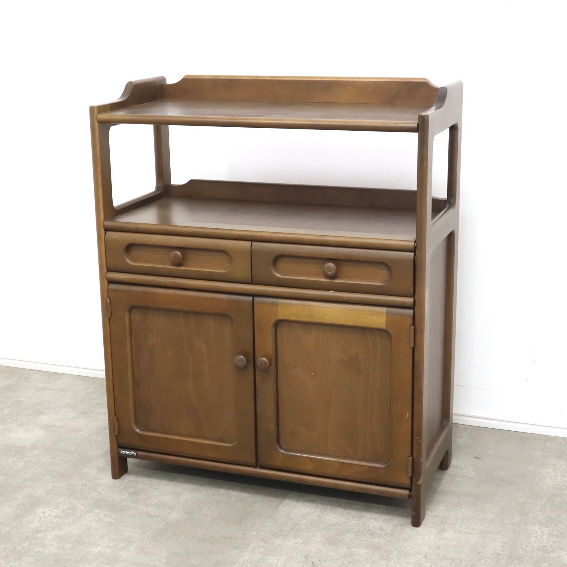 良品】カリモクkarimoku コロニアル 電話台 チェスト キャビネット