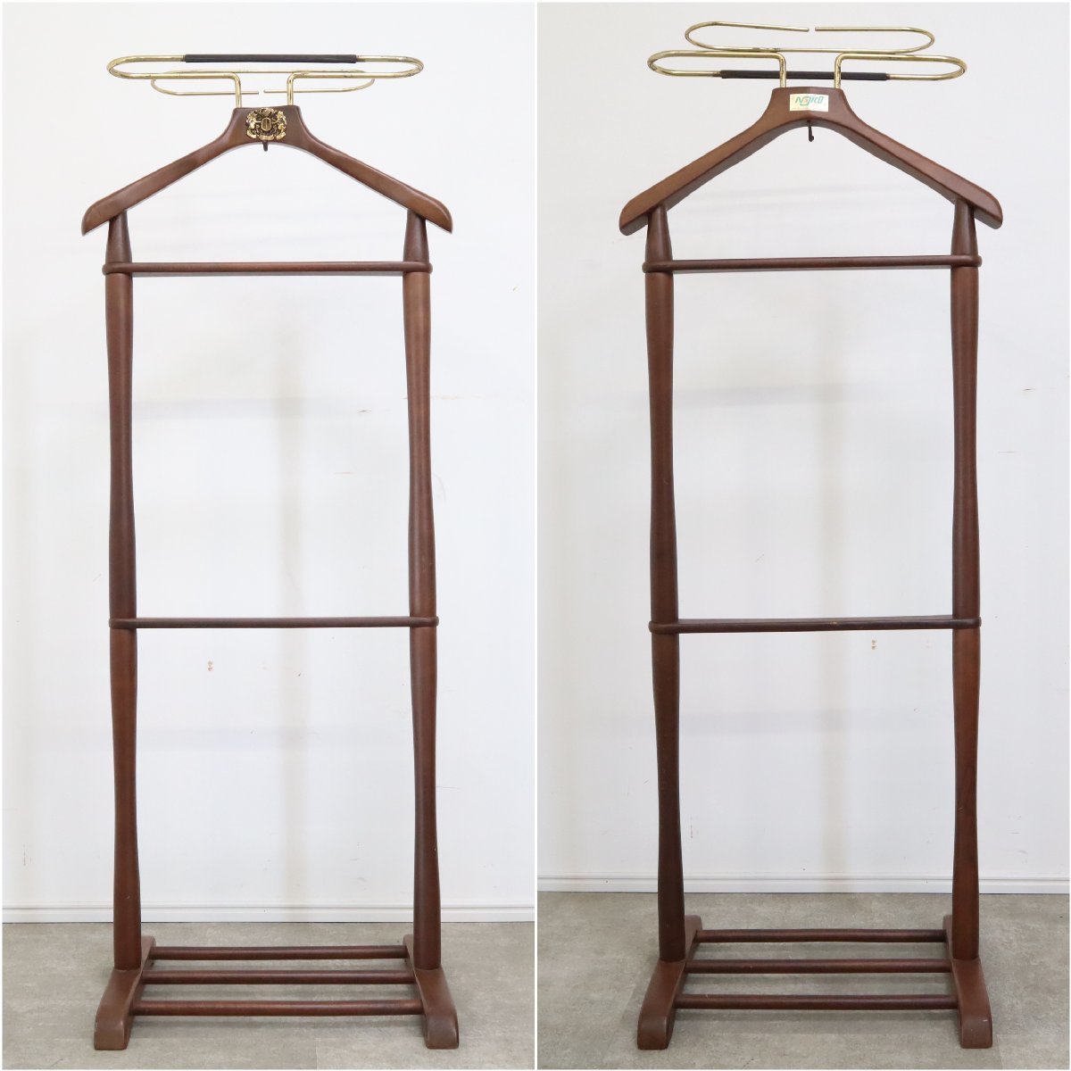 Najico ナジコ スーツハンガー 木製 ハンガーラック アンティーク