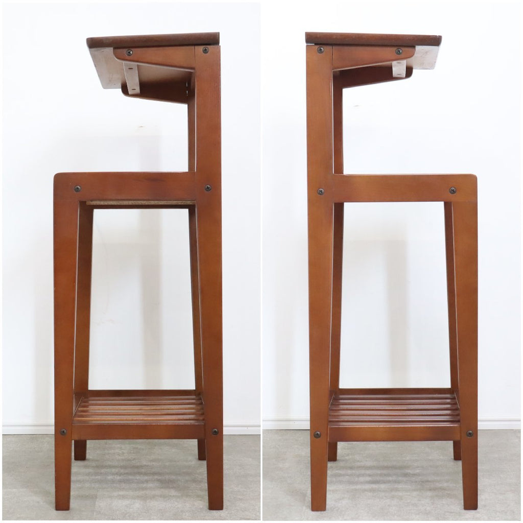 希少 極美品 カリモク 電話台 飾り台 キャビネット オールドカリモク