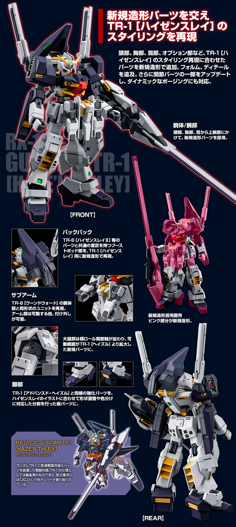HG 1/144 ガンダムTR-1 ［ハイゼンスレイ］（ADVANCE OF Z