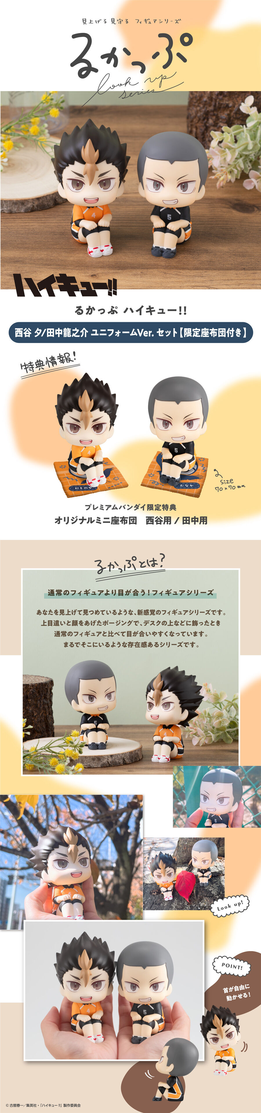 るかっぷ ハイキュー!! 西谷 夕/田中龍之介 ユニフォームVer. セット