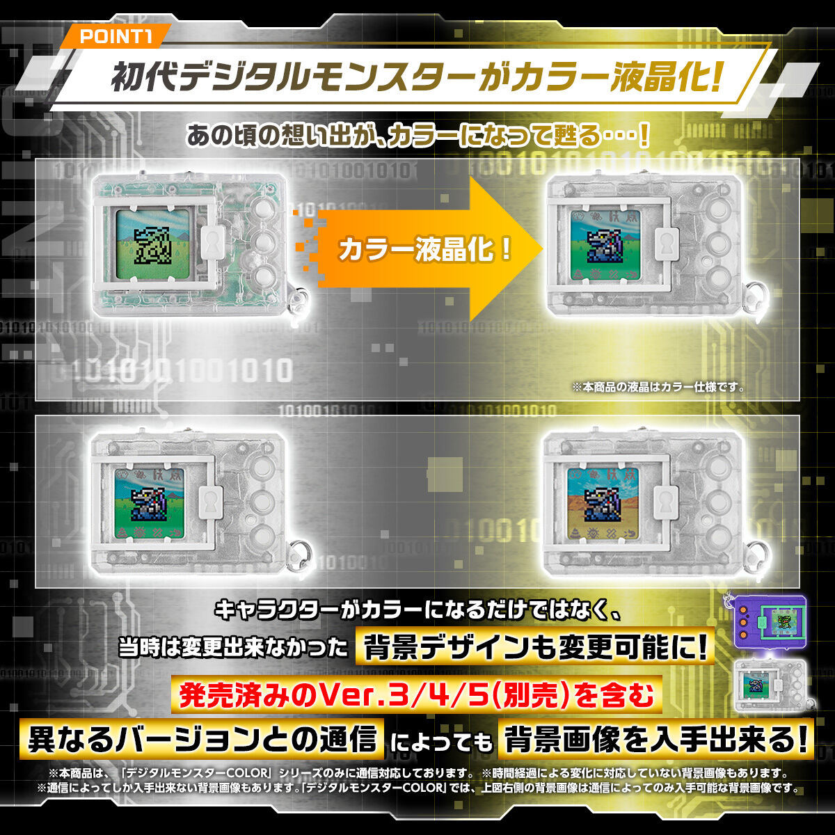 抽選販売】デジタルモンスターCOLOR （オリジナルクリア／Ver.2