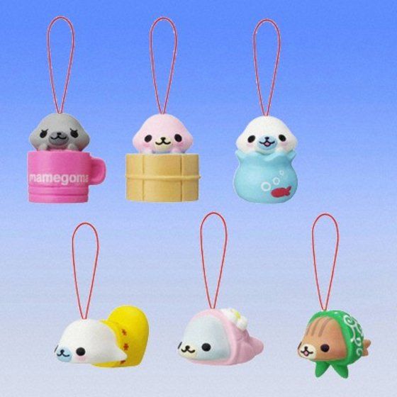 新品 まめゴマ おきがえマスコットキーチェーン San-X 平成レトロ