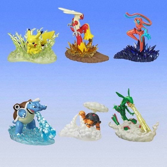 ポケットモンスター フィギュア 6体セット ザ・ポケモンバトル2