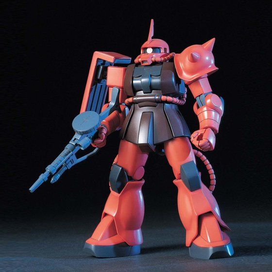 ガンダムとシャア専用ザク模型セット HGUC 1/144 MS-06S シャア専用ザクII