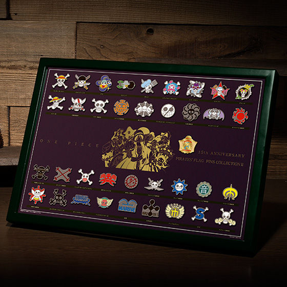 ワンピース 15th 海賊旗コンプリートピンズコレクション Ⅰ Ⅱ ONE