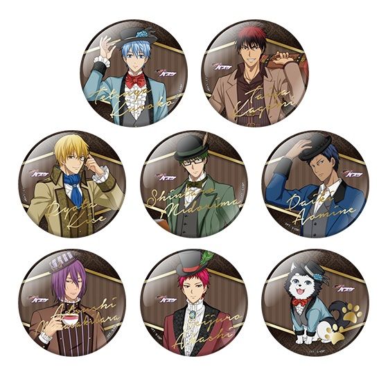 黒子のバスケ Antique Style Collection Ver. Special 75mm缶バッジ